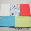Assorted Spandex Fabric Cuts for Swimsuits, Hair Bands, Bikinis, Athleticwear, Swimwear and Other Crafts