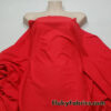 Dark Hot Coral Color Solid Matte Nylon Spandex Fabric