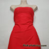 Dark Hot Coral Color Solid Matte Nylon Spandex Fabric