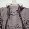 Dark Taupe Color Shiny 4-Way Spandex Fabric