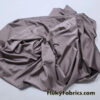 Dark Taupe Color Shiny 4-Way Spandex Fabric