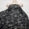 Heathered Camo Print Reversible Poly Spandex Fabric