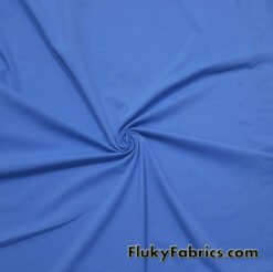 Berry Blue Solid Athletic High Quality Recycled Poly Spandex Semi Brushed Fabric by the Yard at flukyfabrics.com