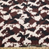 Brown and Black Cow Print Nylon Spandex 4-way Stretch Bikini, Swimsuit, Swimwear Fabric by the Yard at flukyfabrics.com