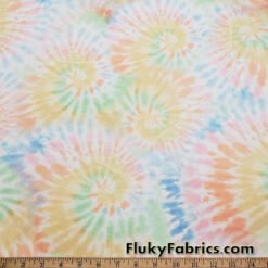 Pastel Colors Tie Dye Design Print Swimsuit Bikini Spandex Fabric by the yard at flukyfabrics.com