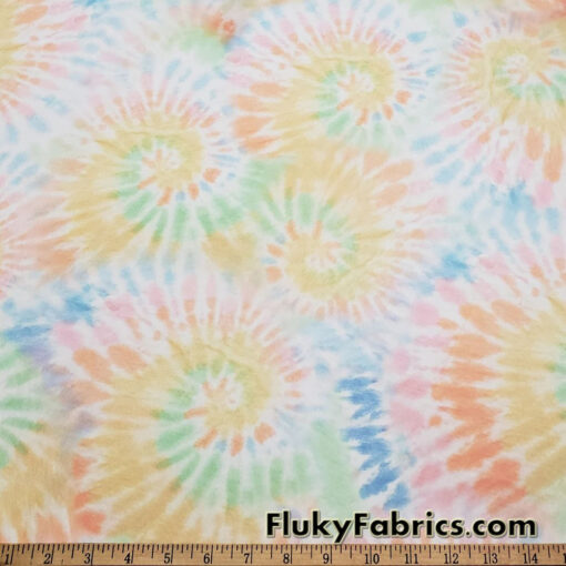 Pastel Colors Tie Dye Design Print Swimsuit Bikini Spandex Fabric