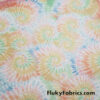 Pastel Colors Tie Dye Design Print Swimsuit Bikini Spandex Fabric