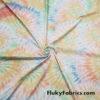 Pastel Colors Tie Dye Design Print Swimsuit Bikini Spandex Fabric