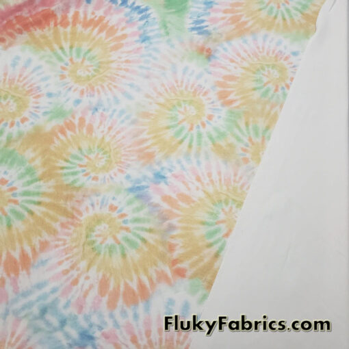 Pastel Colors Tie Dye Design Print Swimsuit Bikini Spandex Fabric