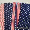 Stars and Stripes Patriotic Print Assorted Spandex Fabric Bundle for Swimsuits, Hair Bands, Bikinis, Athleticwear, Swimwear and Other Crafts