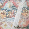 Fresco Painting Style Print on 4-Way Stretch Power Mesh Fabric