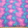 Shades of Pink, Blue and Purple Tie Dye Foggy Print Poly Spandex Bikini Swimsuit Fabricby The Yard at flukyfabrics.com