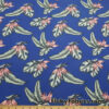Tropical Leaves on Royal Blue Nylon Spandex Swimsuit Bikini Swimwear Fabric at flukfabrics.com