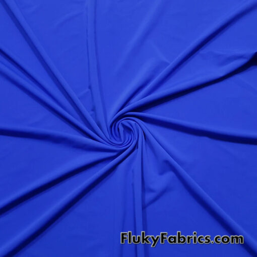 Bright Royal Blue Solid Nylon Spandex Fabric