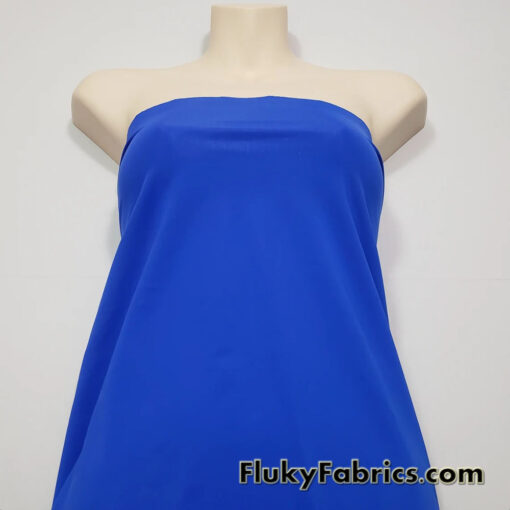 Bright Royal Blue Solid Nylon Spandex Fabric