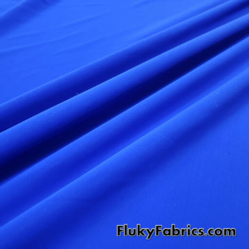 Bright Royal Blue Solid Nylon Spandex Fabric