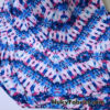 Fractal Ethnic Print in Cotton Candy Blue and Pink Colors Lightweight Nylon Spandex Fabric