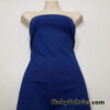 Heathered Black and Dark Royal Deep Sea Blue Athletic Poly Spandex Fabric