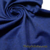 Heathered Black and Dark Royal Deep Sea Blue Athletic Poly Spandex Fabric