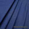 Heathered Black and Dark Royal Deep Sea Blue Athletic Poly Spandex Fabric