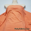 Pastel Persimmon Matte Solid Nylon Spandex Swimwear Bikini Athletic Fabric