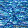 Shades of Blue Abstract Stripes Print Nylon Spandex Bikini Swimsuit Fabric