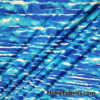 Shades of Blue Abstract Stripes Print Nylon Spandex Bikini Swimsuit Fabric