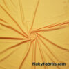 Summer Sun Golden Yellow Matte Solid Nylon Spandex Swimwear Fabric