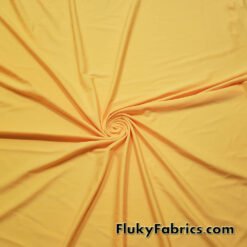 Summer Sun Golden Yellow Matte Solid Nylon Spandex Swimwear Fabric by The Yard at flukyfabrics.com