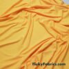 Summer Sun Golden Yellow Matte Solid Nylon Spandex Swimwear Fabric
