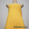 Summer Sun Golden Yellow Matte Solid Nylon Spandex Swimwear Fabric