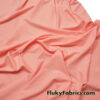 Washed Out Crimson Color Matte Solid Nylon Spandex Swimwear Fabric