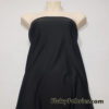 Black Solid Matte Poly Spandex Fabric