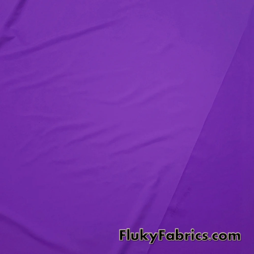 Dark Orchid Matte Solid Nylon Spandex Swimwear Fabric