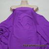 Dark Orchid Matte Solid Nylon Spandex Swimwear Fabric