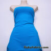 Deep Sky Blue Color Solid Matte Nylon Spandex Fabric