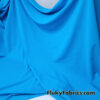 Deep Sky Blue Color Solid Matte Nylon Spandex Fabric