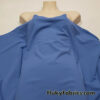 Denim Color Matte Solid Nylon Spandex Swimwear Fabric
