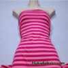 Pink and Dark Magenta Stripes Lightweight Rayon Spandex Jersey Fabric