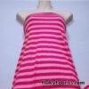 Pink and Dark Magenta Stripes Lightweight Rayon Spandex Jersey Fabric