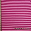 Pink and Dark Magenta Stripes Lightweight Rayon Spandex Jersey Fabric by The Yard at flukyfabrics.com