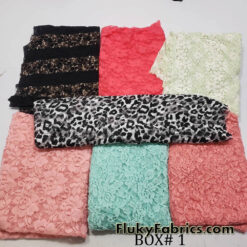 Assorted Lace Fabric Scraps – Craft Supplies, Doll Clothes, Apparel Accents – 1 lb Bundle