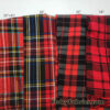 Christmas Plaid Print Assorted Fabric Bundle for Apparel and Other Crafts at flukyfabrics.com