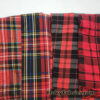 Christmas Plaid Print Assorted Fabric Bundle for Apparel and Other Crafts
