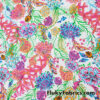 Colorful Watercolor Coral Reef Abstract Print Jersey Supima Micromodal Spandex Knit Fabric