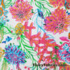 Colorful Watercolor Coral Reef Abstract Print Jersey Supima Micromodal Spandex Knit Fabric