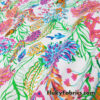 Colorful Watercolor Coral Reef Abstract Print Jersey Supima Micromodal Spandex Knit Fabric