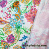 Colorful Watercolor Coral Reef Abstract Print Jersey Supima Micromodal Spandex Knit Fabric