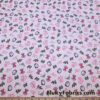Girl Princess Pink Print Spandex Swimsuit Fabric by the Yard at flukyfabrics.com