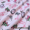 Girl Princess Pink Print Spandex Swimsuit Fabric